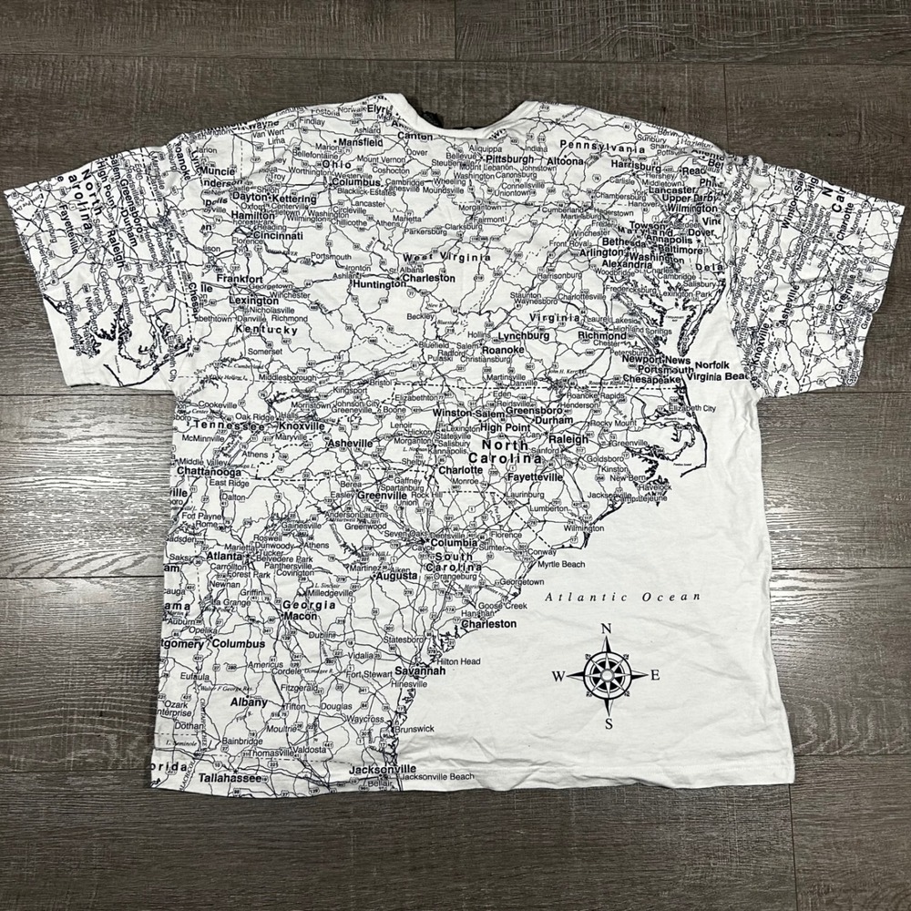 State of Mine Mens T Shirt North Carolina Map Graphic Tee XXL - Picture 2 of 7